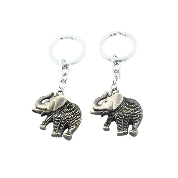 Retro Elephant Keychain KeyRing Bag Pendant Metal Gift Present Accessories Retro Elephant Keychain KeyRing Bag Pendant Metal Gift Present Accessories